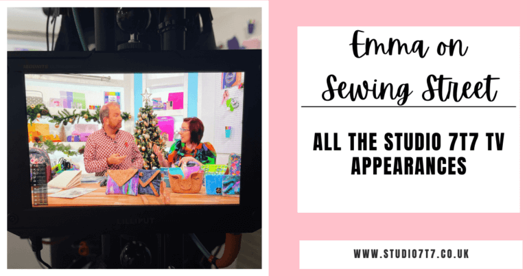 Emma on Sewing street - all the studio 7t7 tv appearances featured image